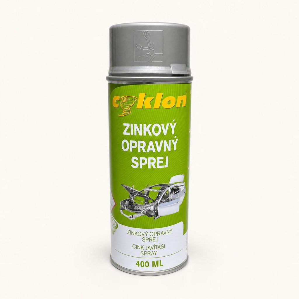 Zink-Farbspray 400 ml fuer verzinkten Gabionyzaun und Metallzaun