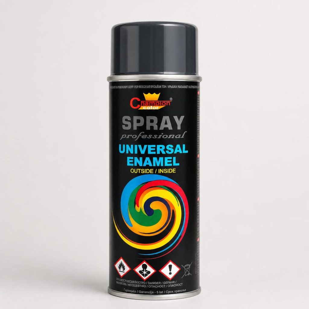 Farbspray RAL7016 Anthrazit 400 ml fuer Gabionyzaun und Metallzaun