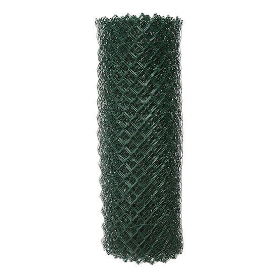 Pletivo čtyřhranné ZN+PVC zelená, oko 55 × 55 mm
